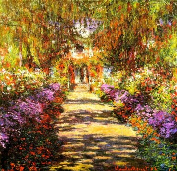 Camino en el jardín de Monet en Giverny Claude Monet Pinturas al óleo